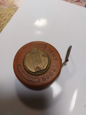 Altes Maßband, 10 M., Leder