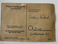 DDR Einladungskarte Prüfung