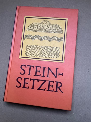 Steinsetzer fachbuch reprint - steinsetzer,