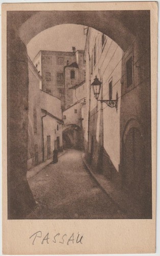 Alte kunstkarte passau zum - alte, ak