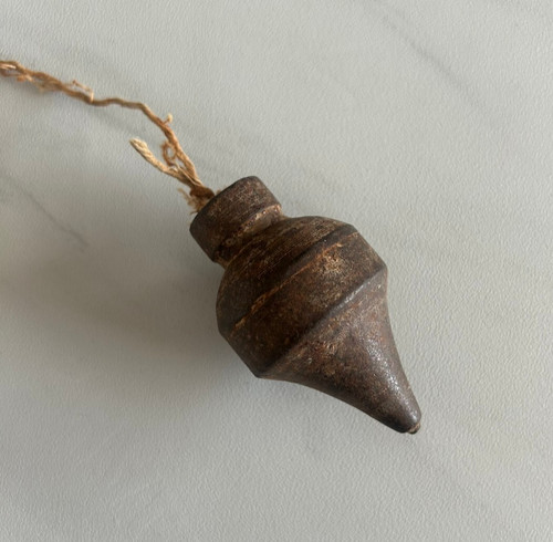Altes seltenes eisen plumb bob - seltenes,