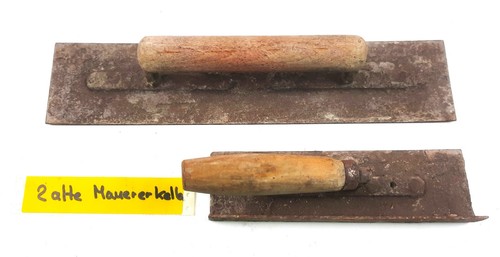 Altes mauerer werkzeug kellen - mauerer, werkzeug/kellen